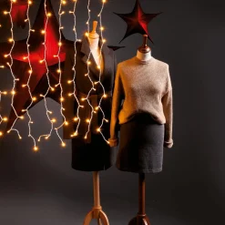 Luces De Navidad>DecoWoerner Cortina De Luces LED Para Uso Profesional Sistema IP20, 300 LED, 150 X 200 Cm, Sin Cable