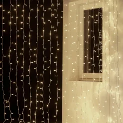 Luces De Navidad>DecoWoerner Cortina De Luces LED Para Uso Profesional Sistema IP20, 1400 LED, 700 X 200 Cm, Sin Cable