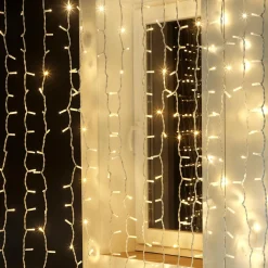 Luces De Navidad>DecoWoerner Cortina De Luces LED Parpadeante Para Uso Profesional Sistema IP67, 600 LED, 300 X 200 Cm