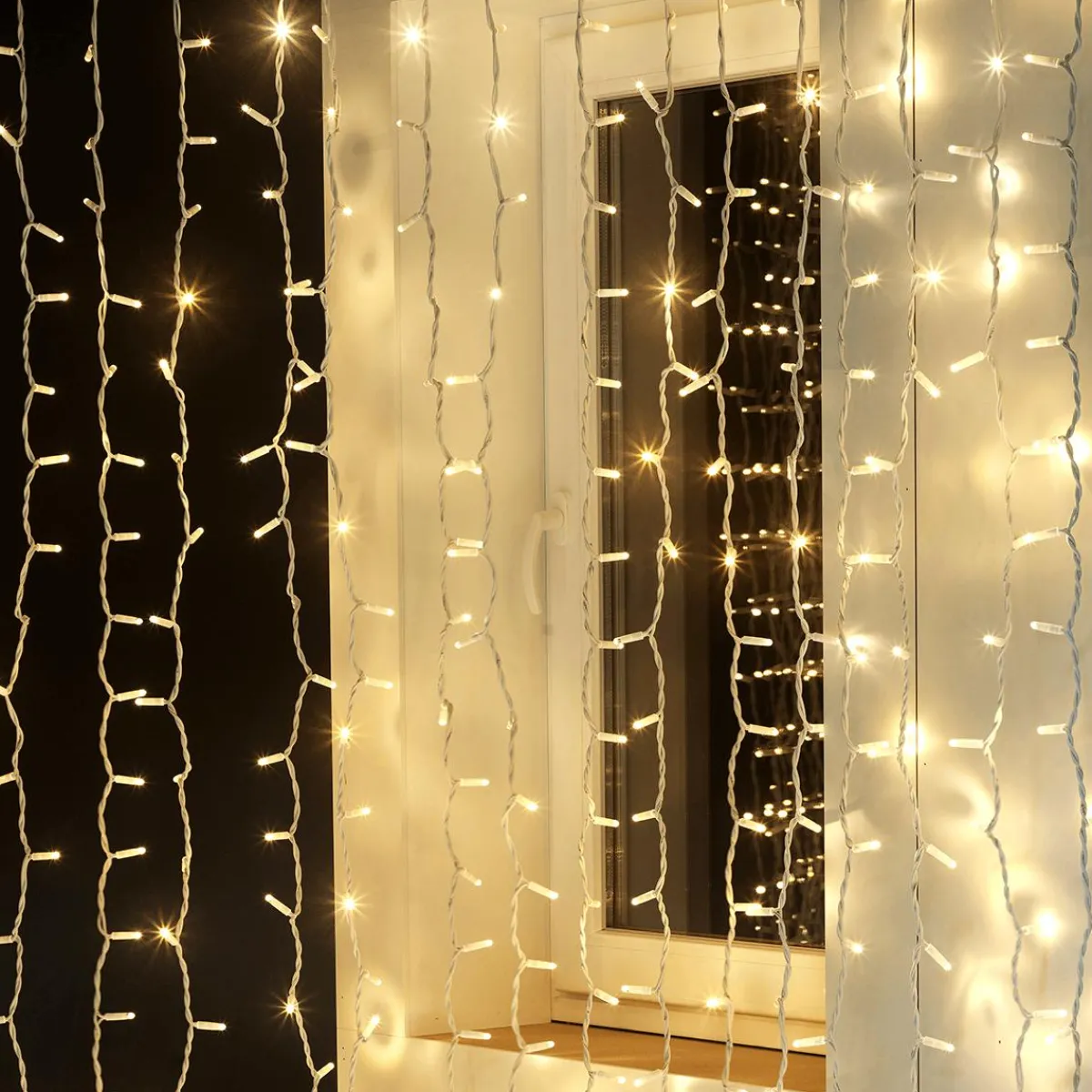 Luces De Navidad>DecoWoerner Cortina De Luces LED Parpadeante Para Uso Profesional Sistema IP67, 600 LED, 300 X 200 Cm