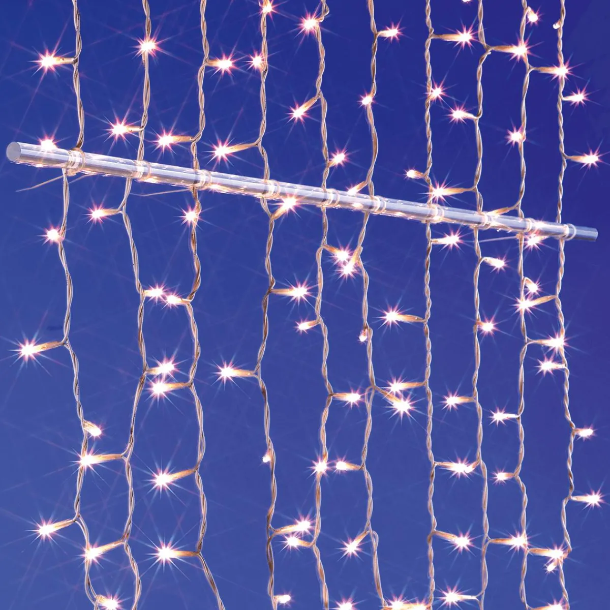 Luces De Navidad>DecoWoerner Cortina De Luces LED 24V Para Exteriores, 1160 LED, 700 X 200 Cm
