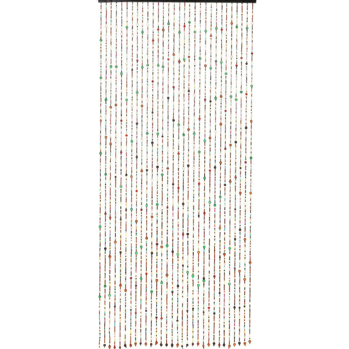 Decoración De Verano>DecoWoerner Cortina Deco De Color, De Madera, 90 X 200 Cm multicolor