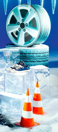 Decoración Temática|Decoración De Invierno>DecoWoerner Cubito De Hielo Decorativo, 23 X 23 Cm transparente