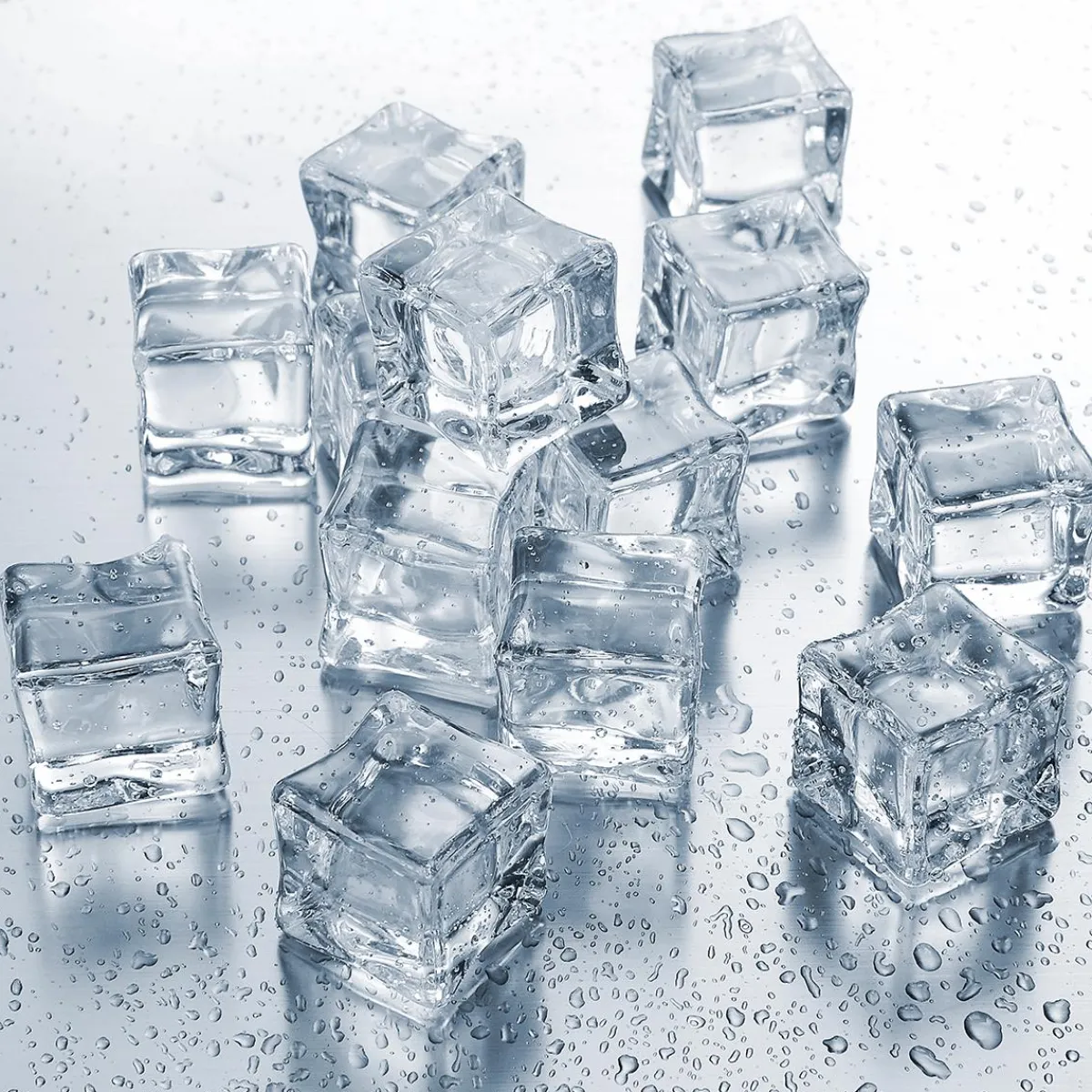 Decoración Dispersa|Decoración De Invierno>DecoWoerner Cubitos De Hielo Decorativos De Acrílico, 500 G transparente