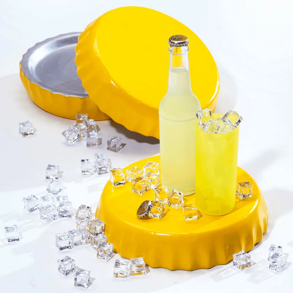 Decoración Dispersa|Decoración De Invierno>DecoWoerner Cubitos De Hielo Decorativos De Acrílico, 500 G transparente