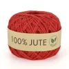 Cintas De Regalo|Go Green - Envoltorio Para Regalo Ecológico>DecoWoerner Cuerda De Yute Ø 1,5 Mm, 100 M, Roja