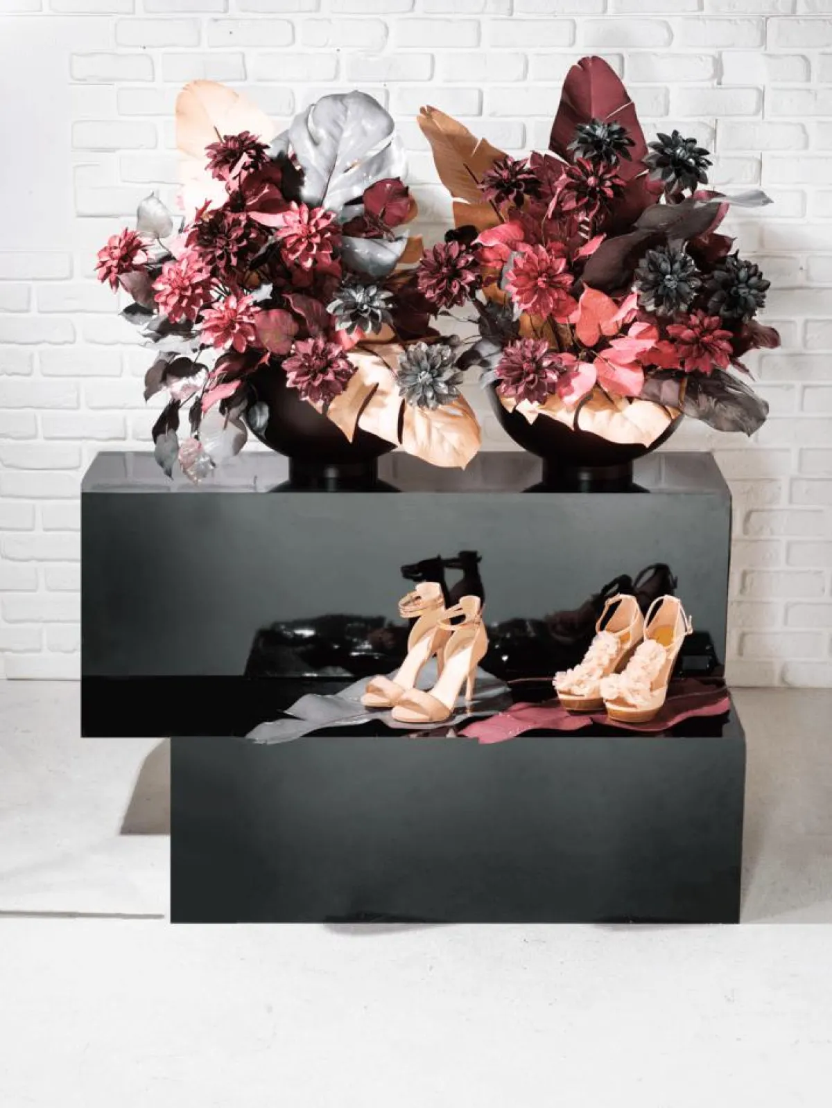 Decoración De Otoño|Flores Artificiales>DecoWoerner Dalia Artificial 56 Cm do rosa