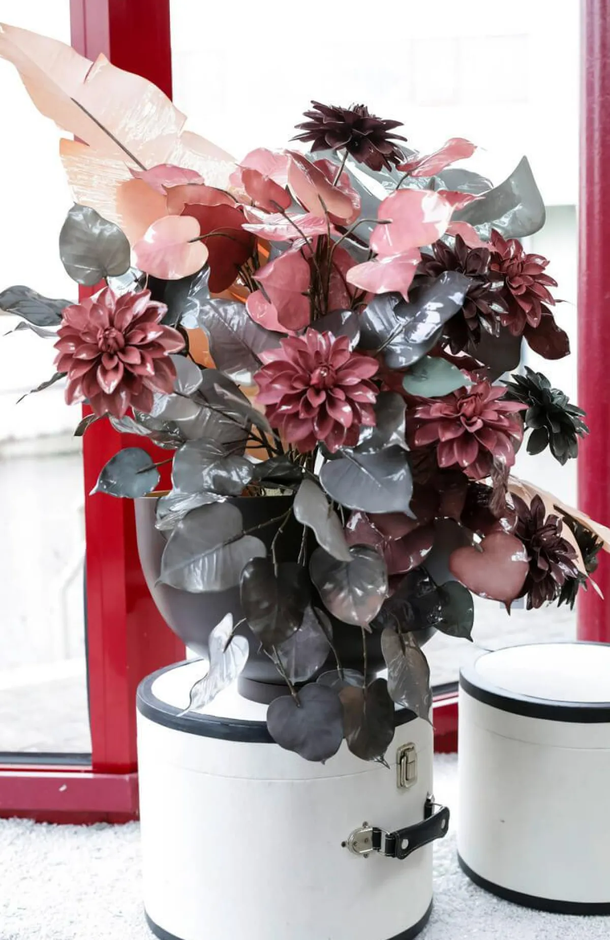 Decoración De Otoño|Flores Artificiales>DecoWoerner Dalia Artificial 56 Cm do rosa