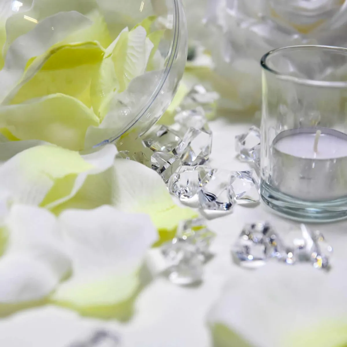 Decoración Dispersa|Decoración De Invierno>DecoWoerner Deco Crushed Ice, Acrílico, 500 G transparente