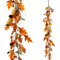 Decoración De Otoño|Guirnaldas Y Vides>DecoWoerner Deco Physalis Vine 15 X 145 Cm naranja