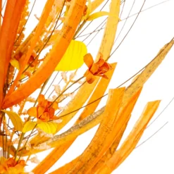 Decoración De Otoño|Ramas Y Ramitas>DecoWoerner Decoración Artificial De Otoño Rama "Autumn Mix" 2 Piezas 55 Cm naranja