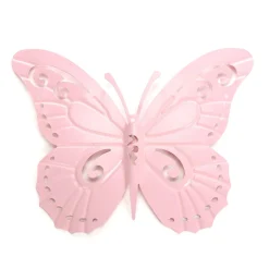 Decoración De Primavera>DecoWoerner Decoración De Pared "Mariposa" 35 X 44 Cm rosa