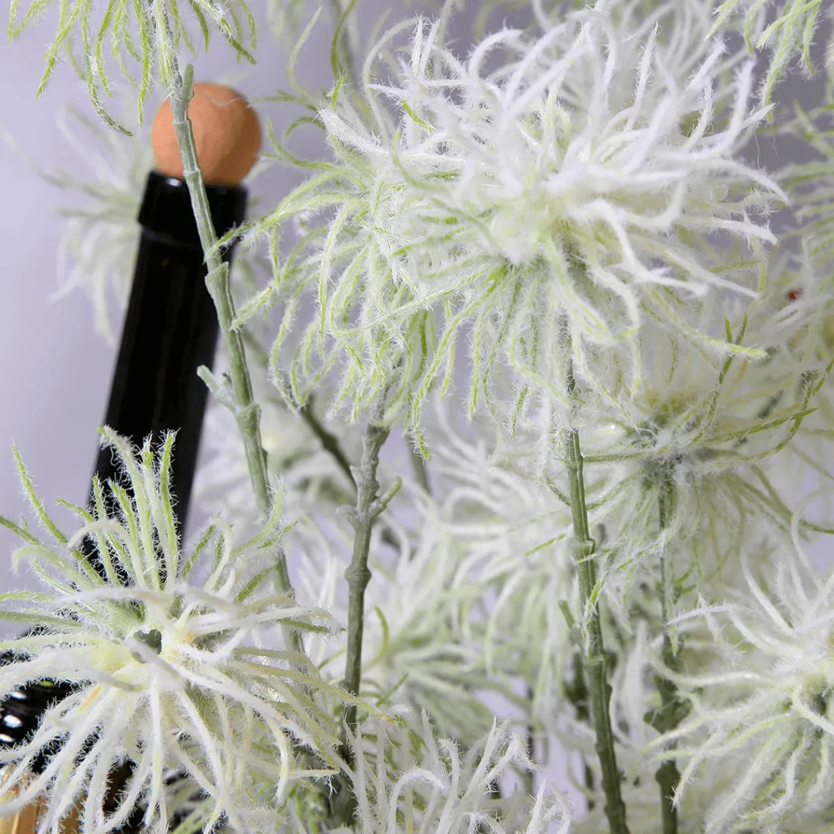 Ramas Y Ramitas>DecoWoerner Decoración Del Puesto De Frutas "Wild Vine 87 Cm blanco