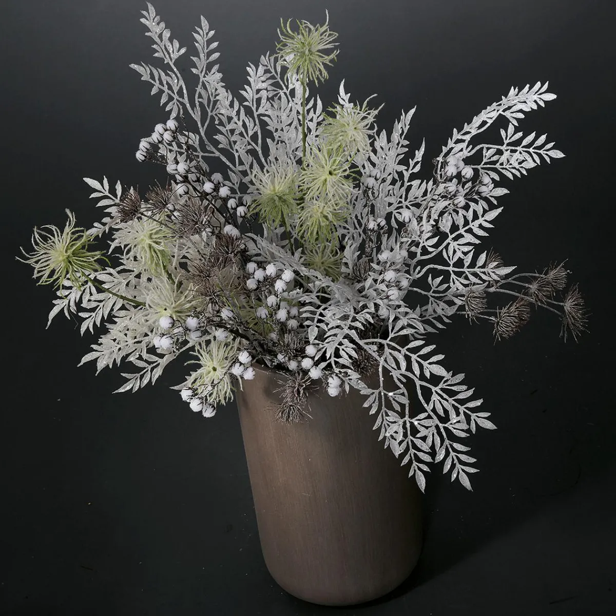 Ramas Y Ramitas>DecoWoerner Decoración Del Puesto De Frutas "Wild Vine 87 Cm blanco