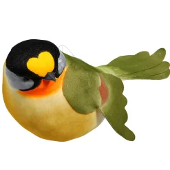 Decoración De Animales|Decoración De Primavera>DecoWoerner Decoración Pájaro -naranja 19 Cm verde