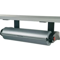 Portarrollos De Papel De Regalo>DecoWoerner Dispensador Bajo Mesa VARIO Anchura De Rollo 75 Cm negro