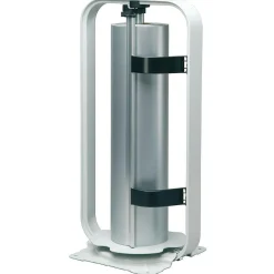 Portarrollos De Papel De Regalo>DecoWoerner Dispensador Vertical "Estándar" Anchura De Rollo 75 Cm, Claro Gris