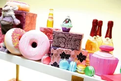 Chupetes Xxl>DecoWoerner Donut Decorativo Ø 20 Cm rosa