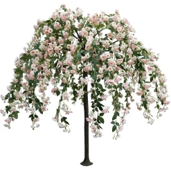 Decoración De Primavera|Árboles Artificiales>DecoWoerner El árbol De s Artificial Blanco/do, 210 Cm rosa