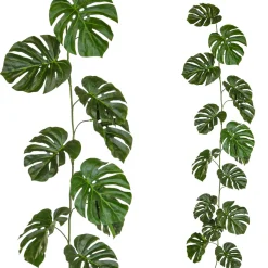 Guirnaldas Y Vides|Plantas Verdes>DecoWoerner Enredadera Monstruosa Artificial Ignífuga 180 Cm verde