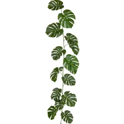 Guirnaldas Y Vides|Plantas Verdes>DecoWoerner Enredadera Monstruosa Artificial Ignífuga 180 Cm verde