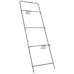 Expositores Para Tiendas>DecoWoerner Escalera Decorativa Con Soporte Universal, Longitud 193 Cm negro