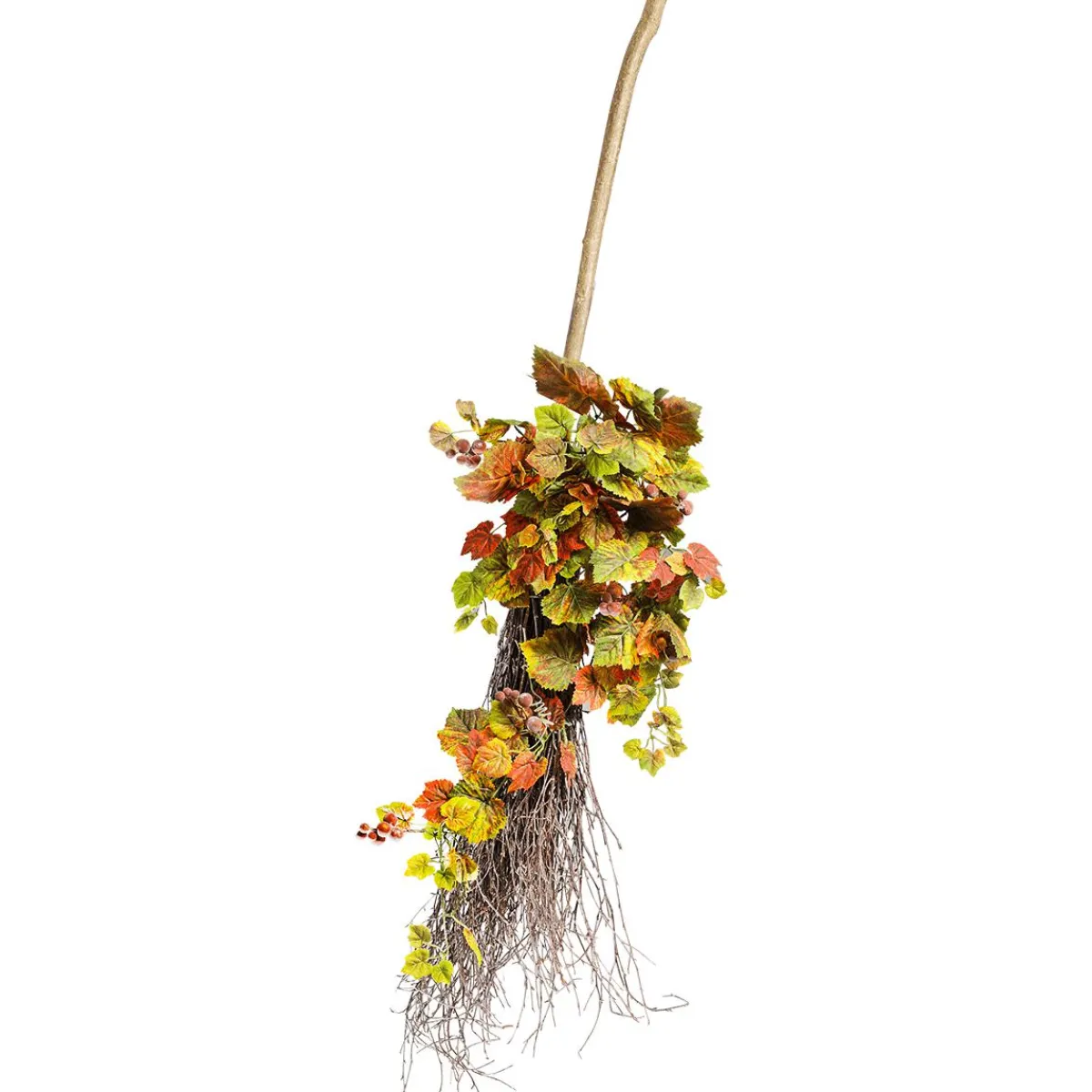 Decoración Temática|Decoración De Otoño>DecoWoerner Escoba Decorativa De Broza, 125 Cm marrón