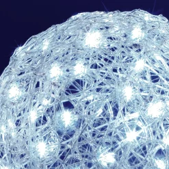 Luces De Navidad>DecoWoerner Esfera Luminosa De Luz LED De Fibras Acrílicas, Ø 50 Cm blanco
