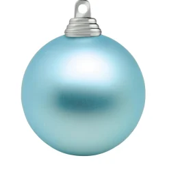 Bolas De Navidad>DecoWoerner Estera, Bolas De Plástico Claro, 6 Cm Ø - 24 Piezas azul