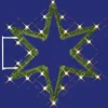 Luces De Navidad>DecoWoerner Estrella De 6 Puntas, 135 X 150 Cm