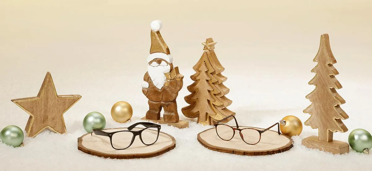 Decoración De Invierno|Estrella De Navidad>DecoWoerner Estrella De Madera De Mango 2,5 X 20 Cm 2 Uds. marrón