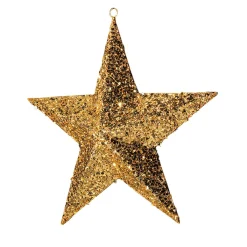 Estrella De Navidad>DecoWoerner Estrella Decorativa, Dorado, Ø 80 Cm oro