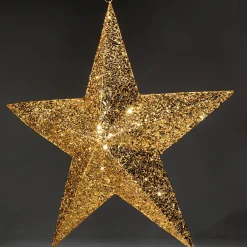 Decoración Navideña Xxl|Estrella De Navidad>DecoWoerner Estrella Decorativa, Dorado, Ø 150 Cm oro