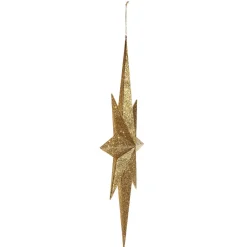 Estrella De Navidad>DecoWoerner Estrella Decorativa XXL 80 Cm oro