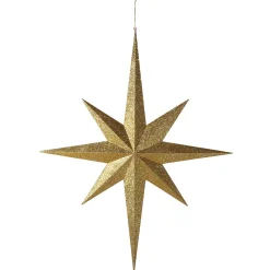 Decoración Navideña Xxl|Estrella De Navidad>DecoWoerner Estrella Decorativa XXL 100 Cm oro