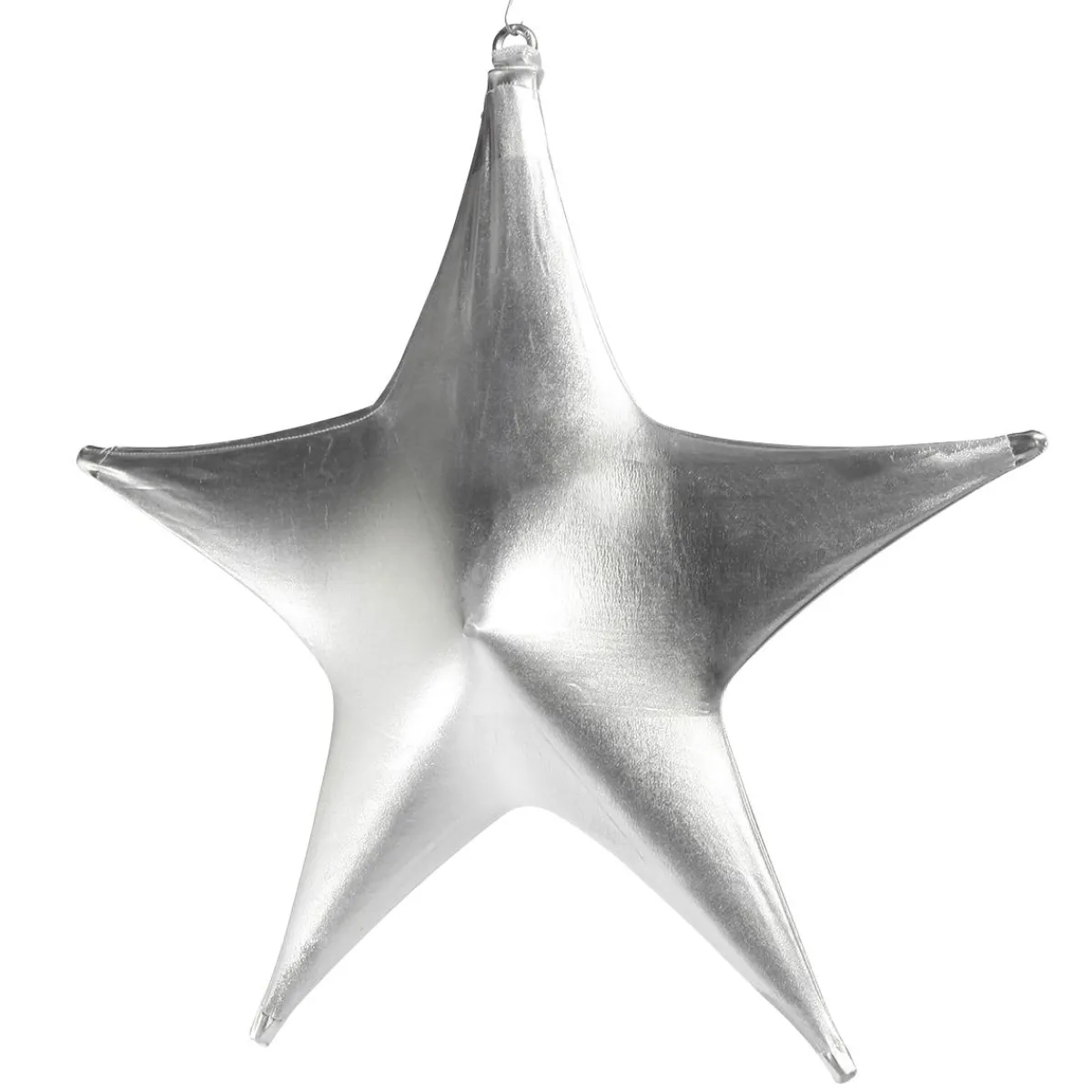 Decoración Temática|Decoración Navideña Xxl>DecoWoerner Estrella Extensible Ø 80 Cm, Ignífuga B1 plata