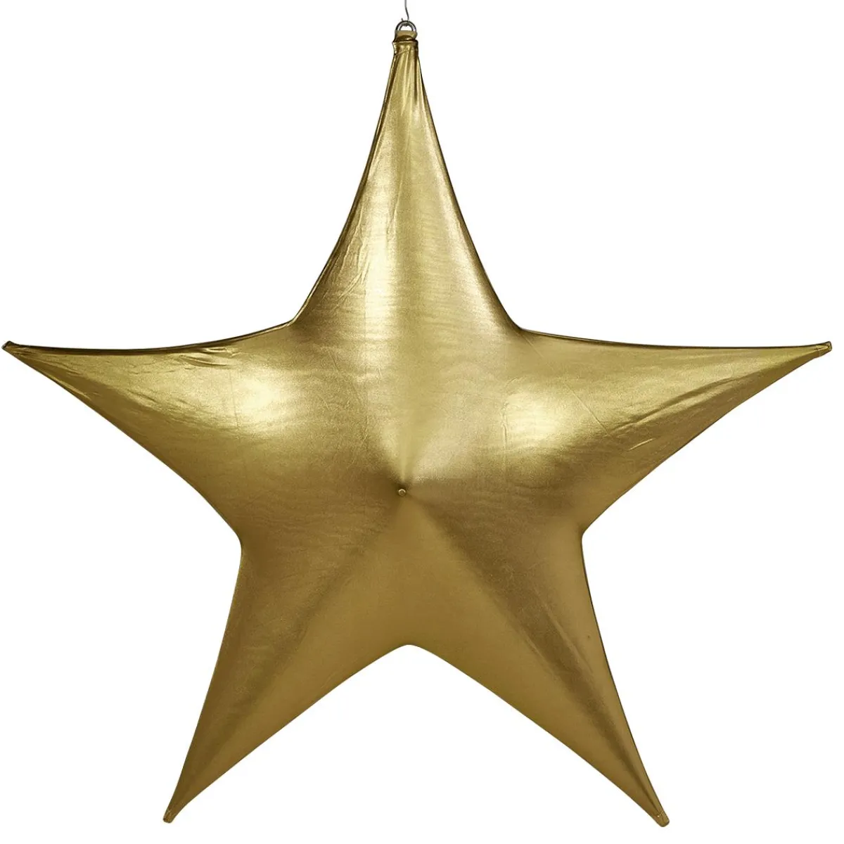 Decoración Temática|Decoración Navideña Xxl>DecoWoerner Estrella Extensible Ø 200 Cm, Ignífuga B1 oro