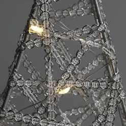 Luz Decorativa|Estrella De Navidad>DecoWoerner Estrella Metálica Decorativa LED De 30 Cm Que Funciona Con Pilas blanco