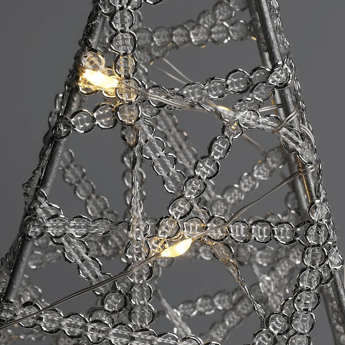 Luz Decorativa|Estrella De Navidad>DecoWoerner Estrella Metálica Decorativa LED De 30 Cm Que Funciona Con Pilas blanco