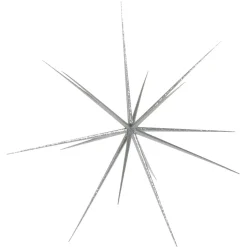 Estrella De Navidad>DecoWoerner Estrella Sputnik, Color , Ø 40 Cm plata