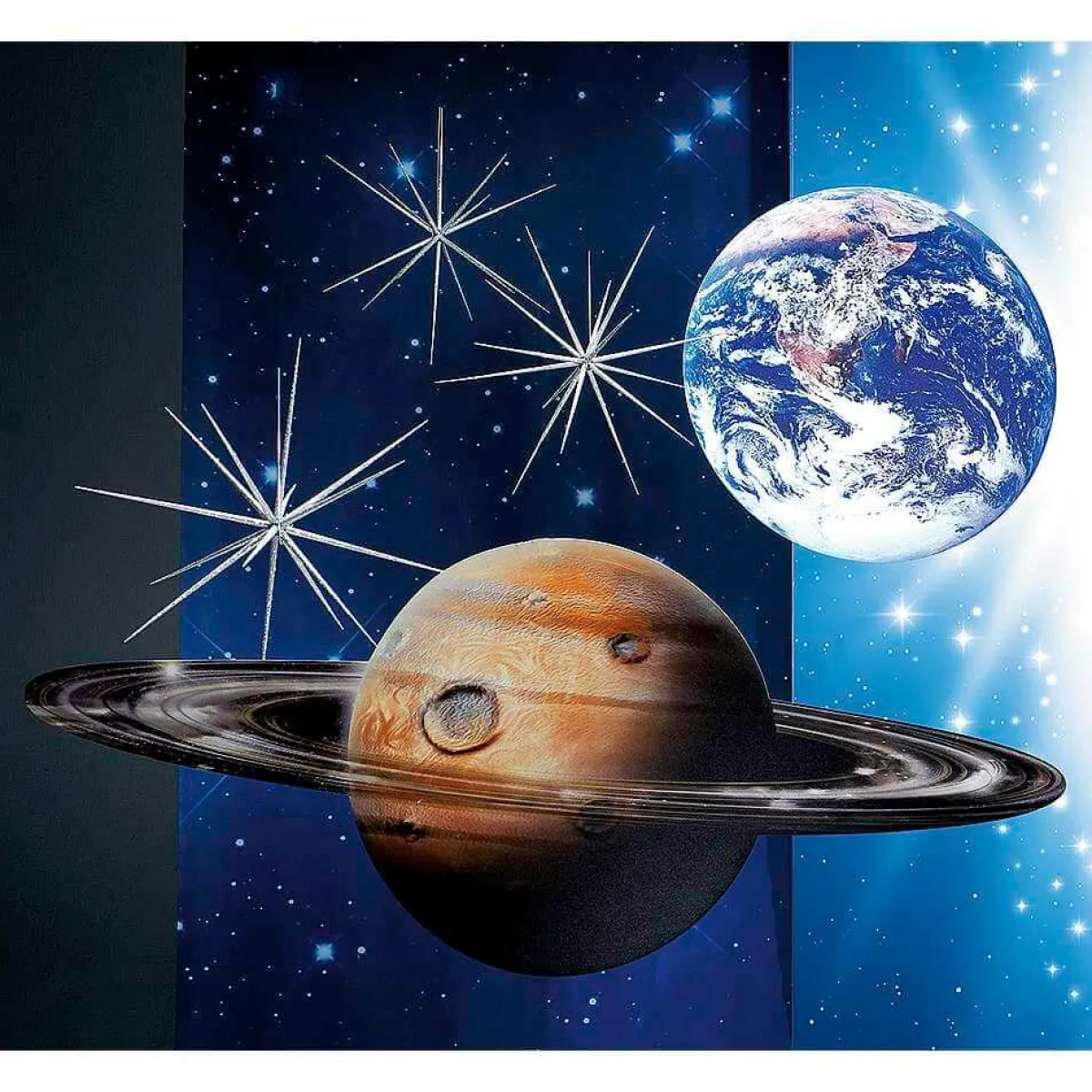 Estrella De Navidad>DecoWoerner Estrella Sputnik, Color , Ø 40 Cm plata