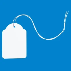 Etiquetaje>DecoWoerner Etiqueta Para Colgar Con Hilo, 45 X 65 Mm blanco