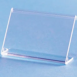 Etiquetaje>DecoWoerner Expositor Acrílico En L En Horizontal, 52 X 34 Mm transparente
