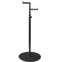 Expositores Para Tiendas>DecoWoerner Expositor De Accesorios 2 Brazo, Extensible 39 - 70 Cm negro
