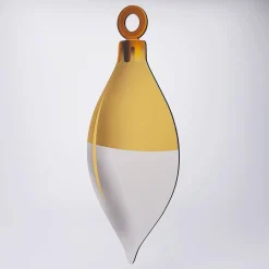 Decoración Navideña Xxl>DecoWoerner Expositor De Bolas De Navidad En Forma De Gota 25 X 56 Cm Oro blanco
