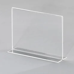 Carteles Y Señalización>DecoWoerner Expositor De Mesa, DIN A6, Formato Vertical transparente