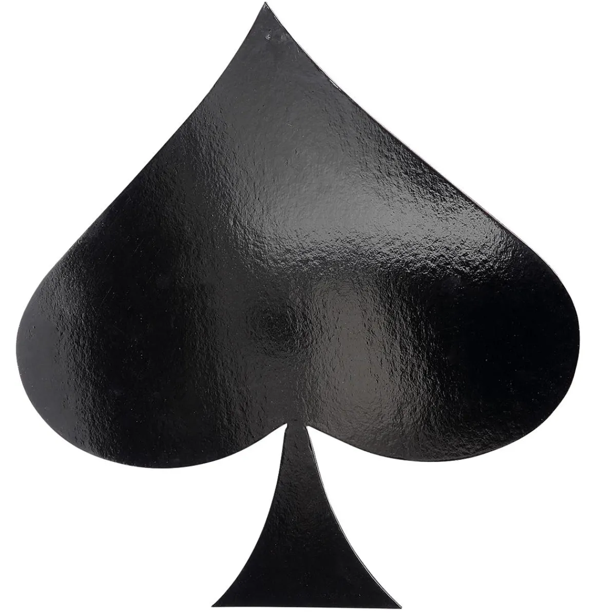 Decoración Temática>DecoWoerner Expositor Decorativo Color Del Naipe Pica 50 X 47 Cm negro