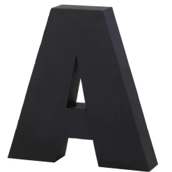 Decoración Temática>DecoWoerner Expositor Decorativo Letra A, Altura 50 Cm negro