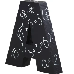 Decoración Temática>DecoWoerner Expositor Decorativo Letra A, Altura 50 Cm negro