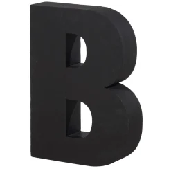 Decoración Temática>DecoWoerner Expositor Decorativo Letra B, Altura 50 Cm negro